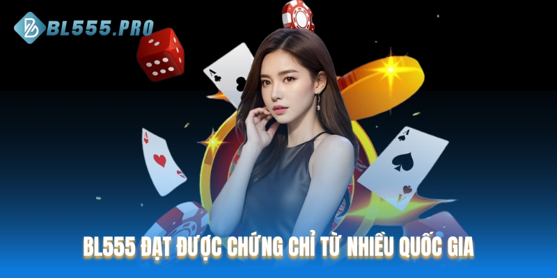 BL555 luôn nỗ lực để đạt được chứng chỉ từ nhiều quốc gia