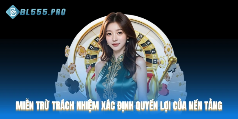 Miễn trừ trách nhiệm là nguyên tắc xác định quyền lợi của nền tảng
