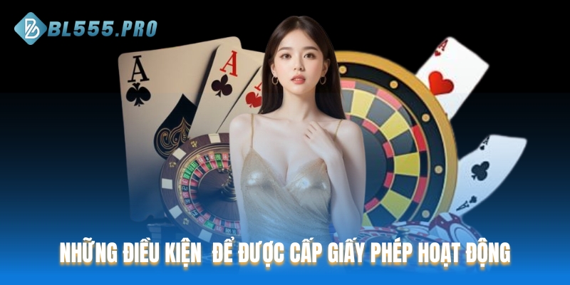 Những điều kiện quan trọng để được cấp giấy phép hoạt động