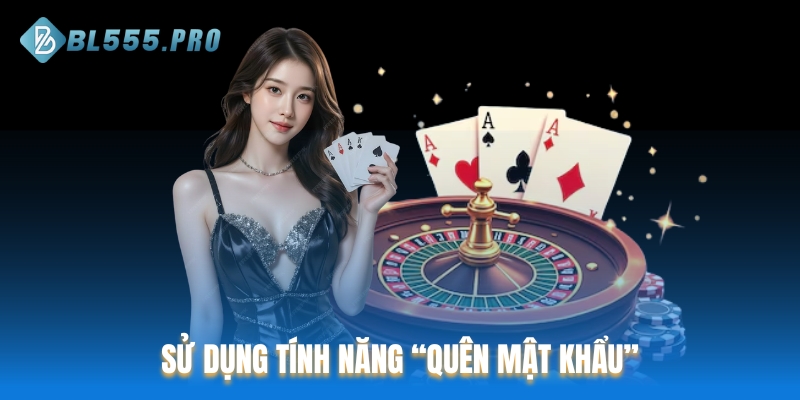Sử dụng tính năng “Quên mật khẩu” tại website
