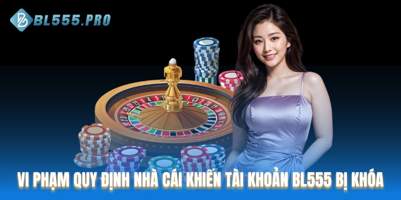 Vi phạm quy định nhà cái khiến tài khoản BL555 bị khóa